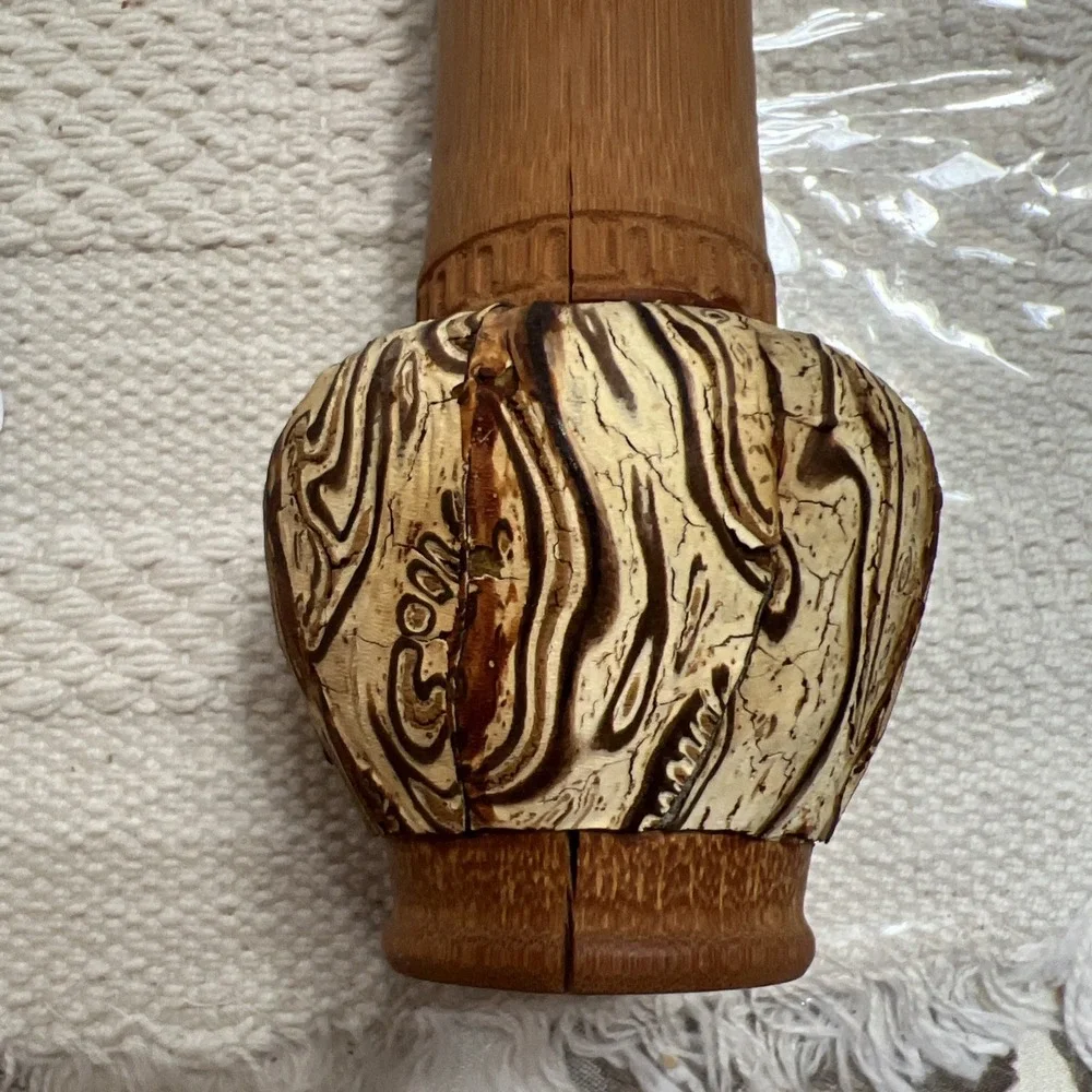 Vintage Bamboo Ikabena Vase Handcrafted